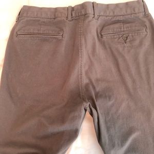 JCrew dark grey khakis.